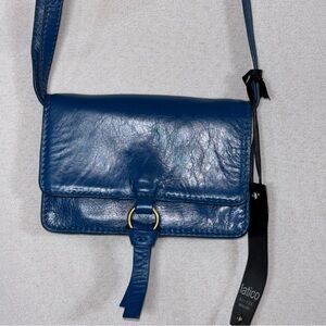 🔥SALE Latico Blue Soft Leather Crossbody Bag